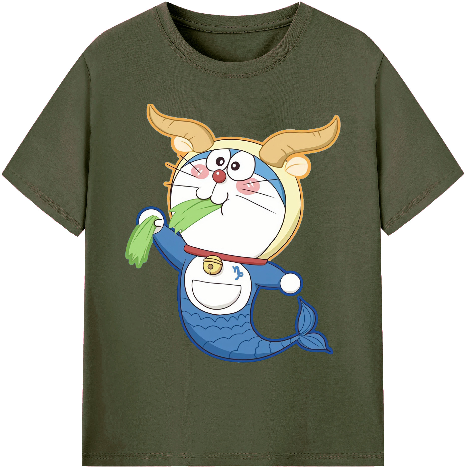 （画像用） ドラえもん Doraemon 綿100％ メンズ半袖Tシャツ｜肌触りやわらか＆通気性